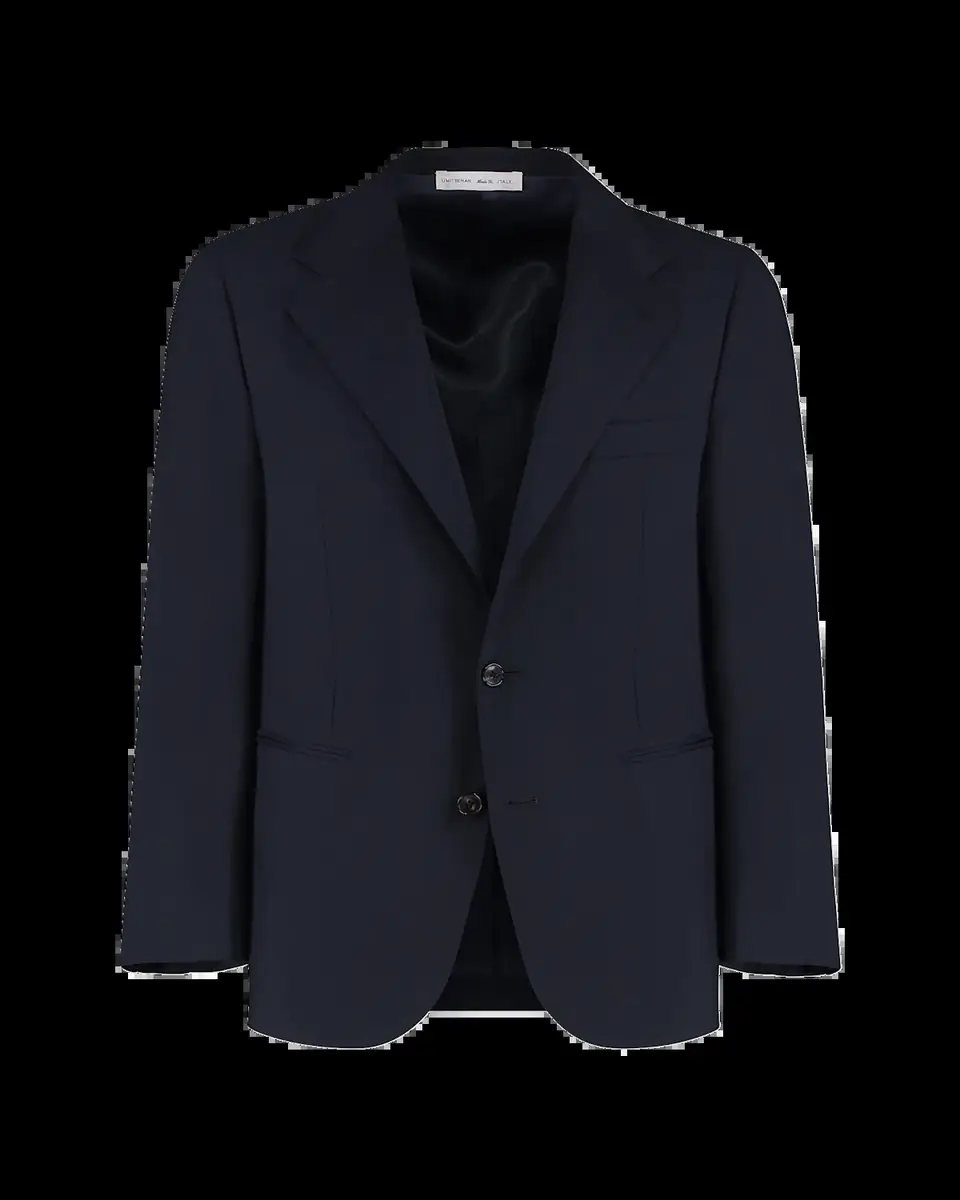 UMIT BENAN Men's Super 120s Wool Single-Breasted Blazer | Thumbnail 2 UMIT BENAN Men's Super 120s Wool Single-Breasted Blazer | Thumbnail 2