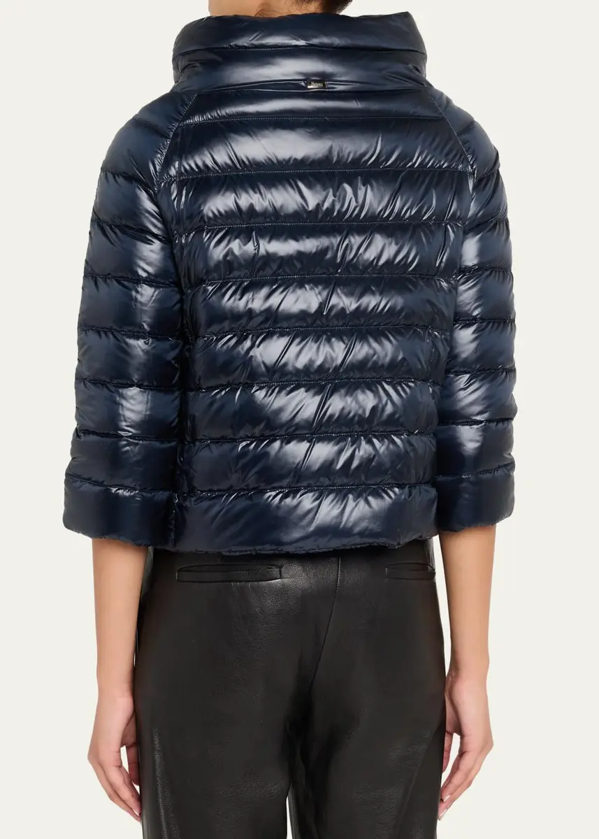 HERNO Sofia Ultra-Lightweight Down Bolero Jacket | Thumbnail 3