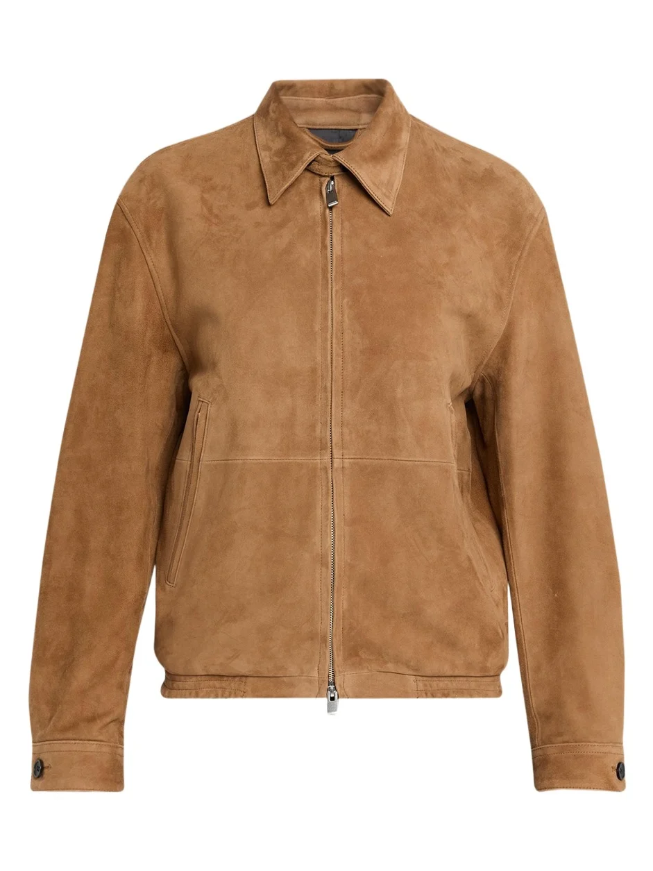 Blouson Goat Suede Jacket