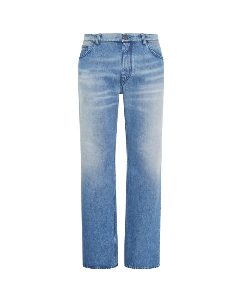 Gabriela Hearst Men's Rey Straight Leg Cotton Denim Jeans | Image 1 Gabriela Hearst Men's Rey Straight Leg Cotton Denim Jeans | Image 1