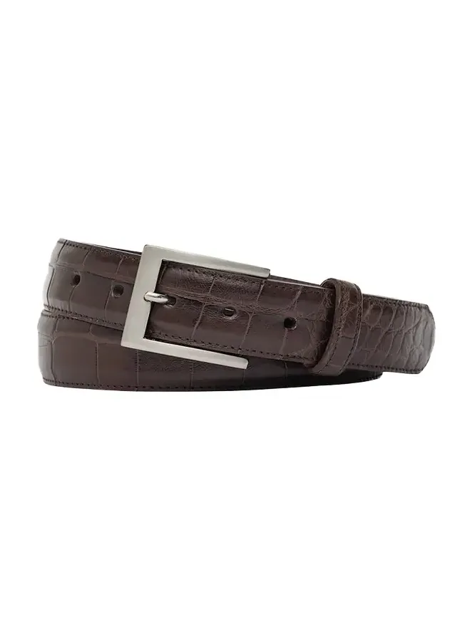 Men's Matte Alligator Belt Men's Matte Alligator Belt