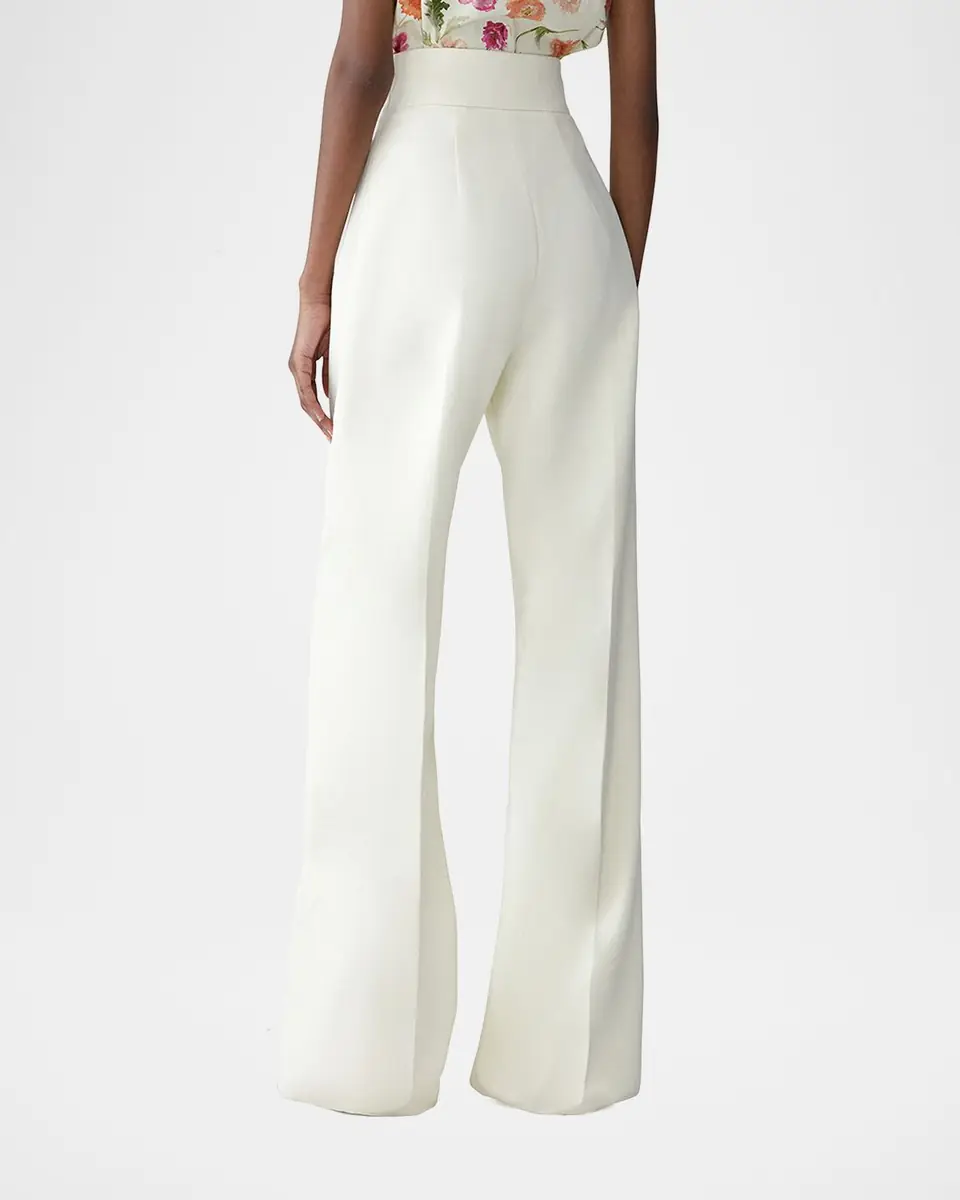 Carolina Herrera Diane High-Rise Wool Wide-Leg Pants | Thumbnail 5 Carolina Herrera Diane High-Rise Wool Wide-Leg Pants | Thumbnail 5