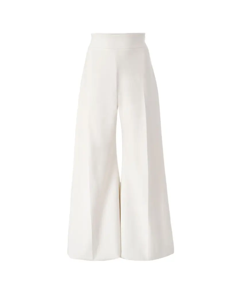 Diane High-Rise Wool Wide-Leg Pants