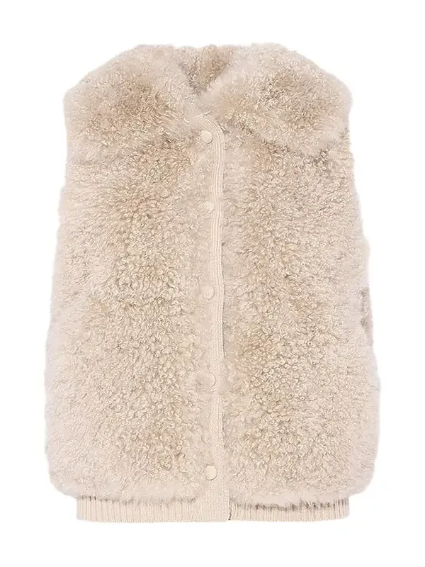 Curly Shearling Vest Curly Shearling Vest