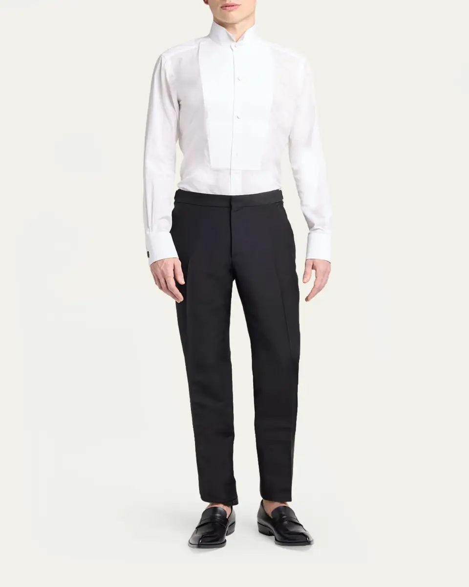 Tom Ford Men's Cocktail Voile Slim-Fit Dress Shirt | Thumbnail 2 Tom Ford Men's Cocktail Voile Slim-Fit Dress Shirt | Thumbnail 2
