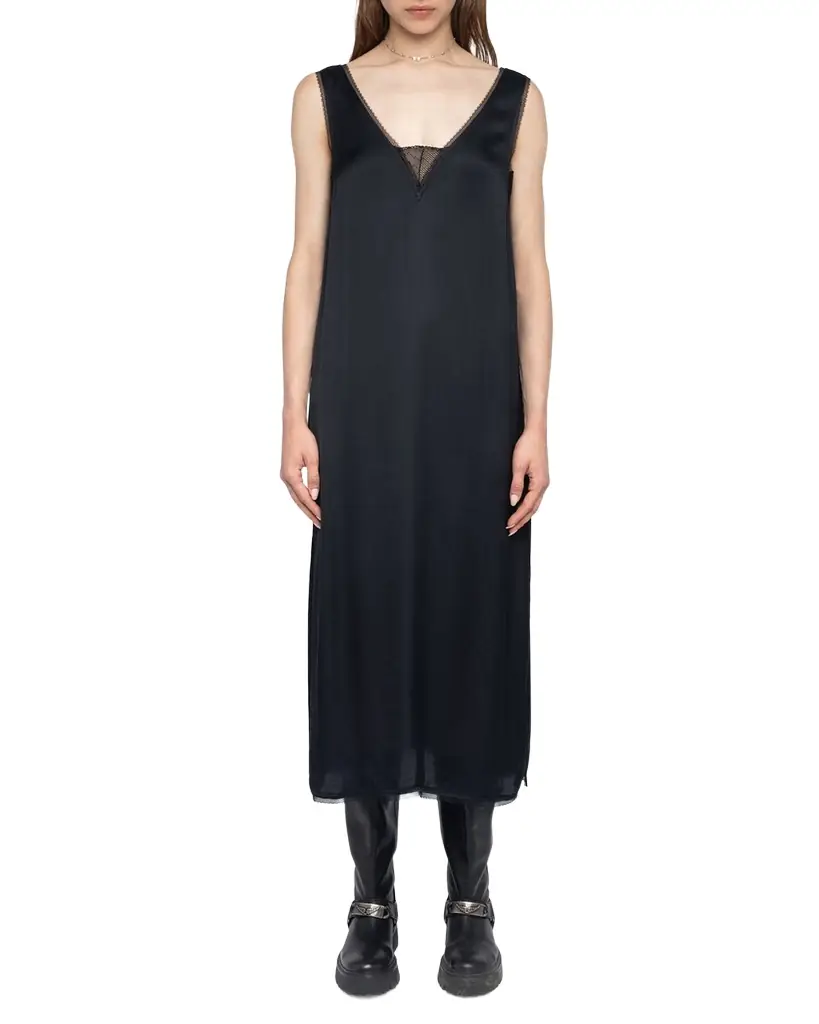 Zadig & Voltaire Renzo Satin Slip Dress | Image 1 Zadig & Voltaire Renzo Satin Slip Dress | Image 1