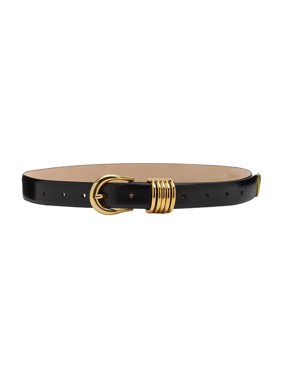 Hollyhock Triple Wrap Calf Leather Medium Belt