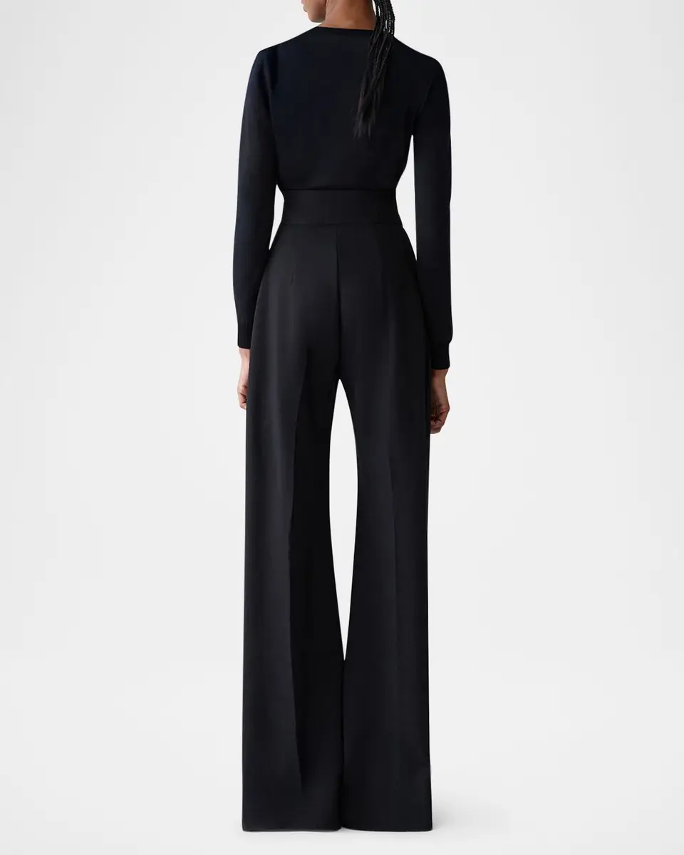 Carolina Herrera Pearly Collar Silk-Cotton Sweater | Thumbnail 9 Carolina Herrera Pearly Collar Silk-Cotton Sweater | Thumbnail 9