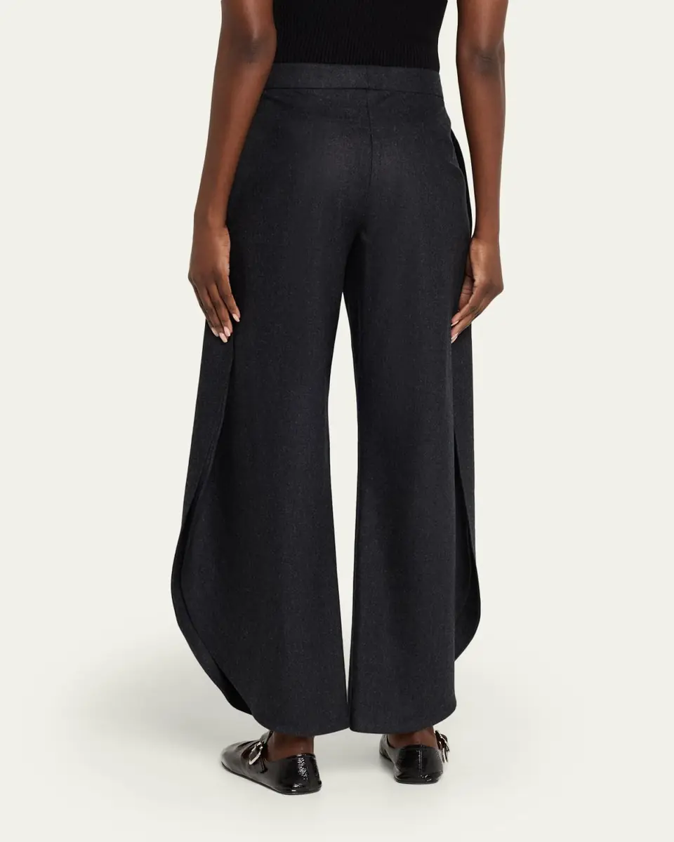 Alaïa Wool Flannel Petal Pants | Thumbnail 3 Alaïa Wool Flannel Petal Pants | Thumbnail 3