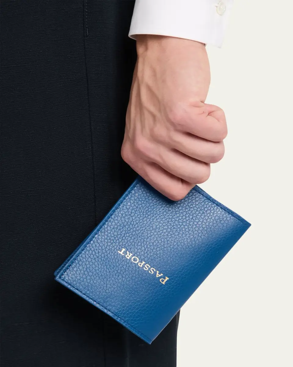 Graphic Image Leather Passport Holder | Thumbnail 2