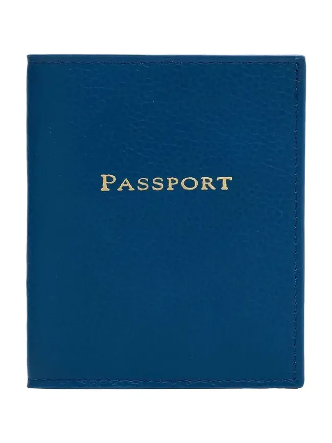 Graphic Image Leather Passport Holder