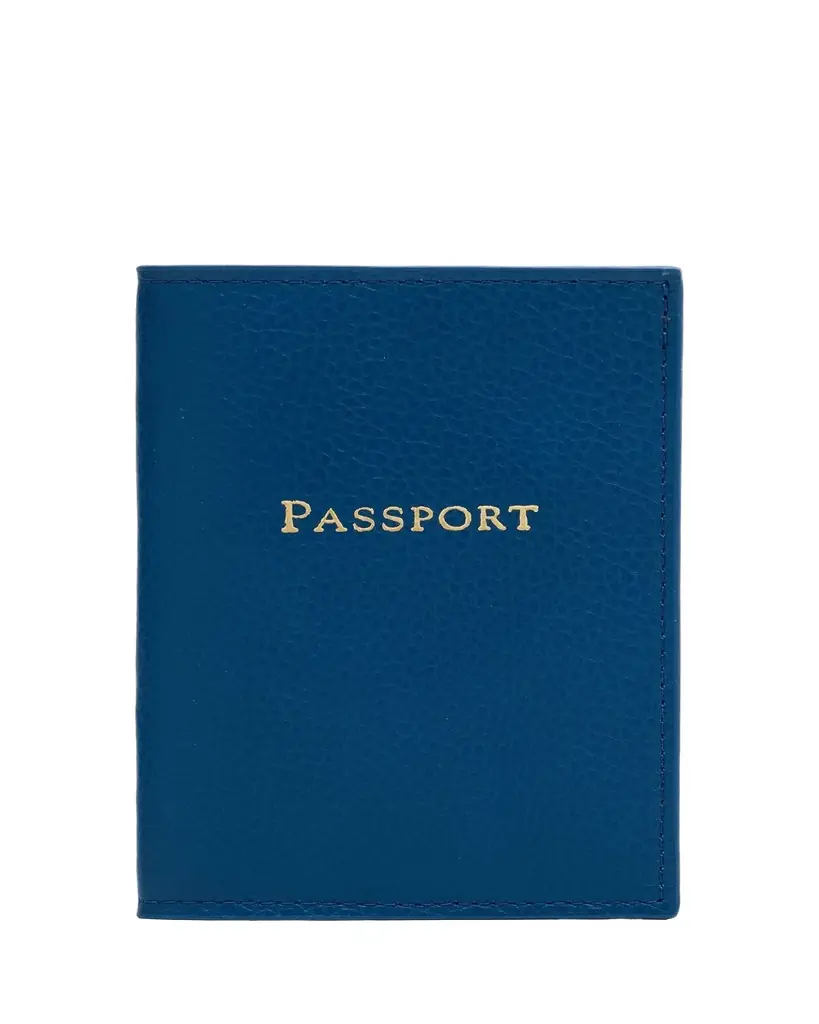 Graphic Image Leather Passport Holder