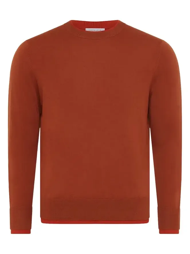 Men's Wells Cashmere Silk Crewneck Sweater