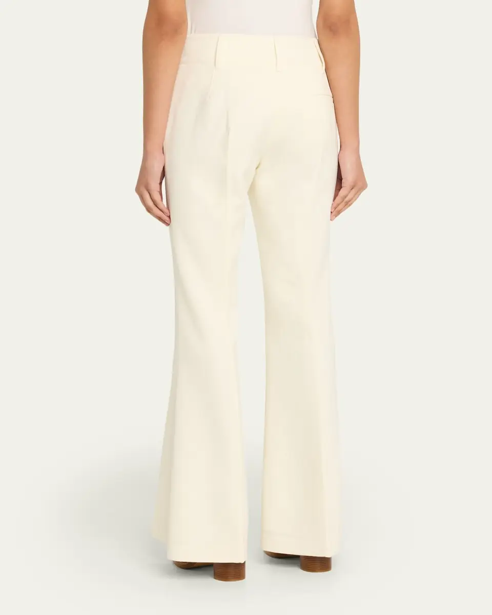 Gabriela Hearst Rhein Flare-Leg Virgin Wool Pants | Thumbnail 3 Gabriela Hearst Rhein Flare-Leg Virgin Wool Pants | Thumbnail 3