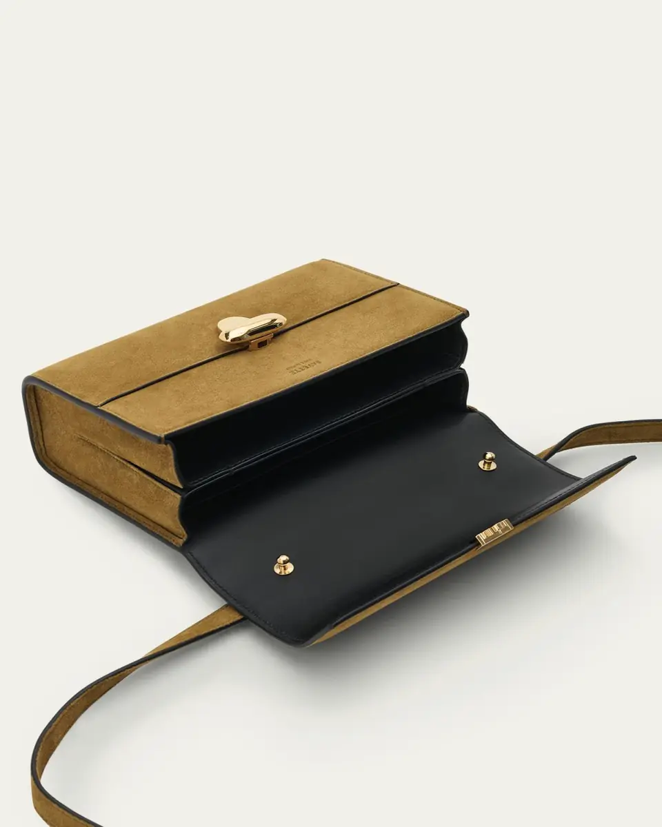 Savette The Symmetry 19 Suede Crossbody Bag | Thumbnail 2 Savette The Symmetry 19 Suede Crossbody Bag | Thumbnail 2