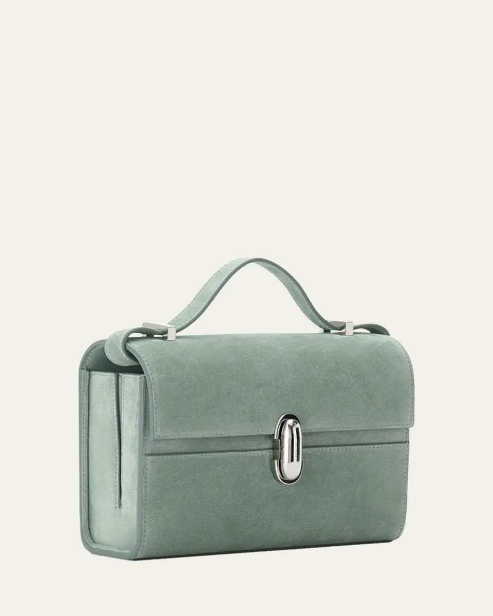 Savette The Symmetry 19 Suede Crossbody Bag | Thumbnail 6 Savette The Symmetry 19 Suede Crossbody Bag | Thumbnail 6