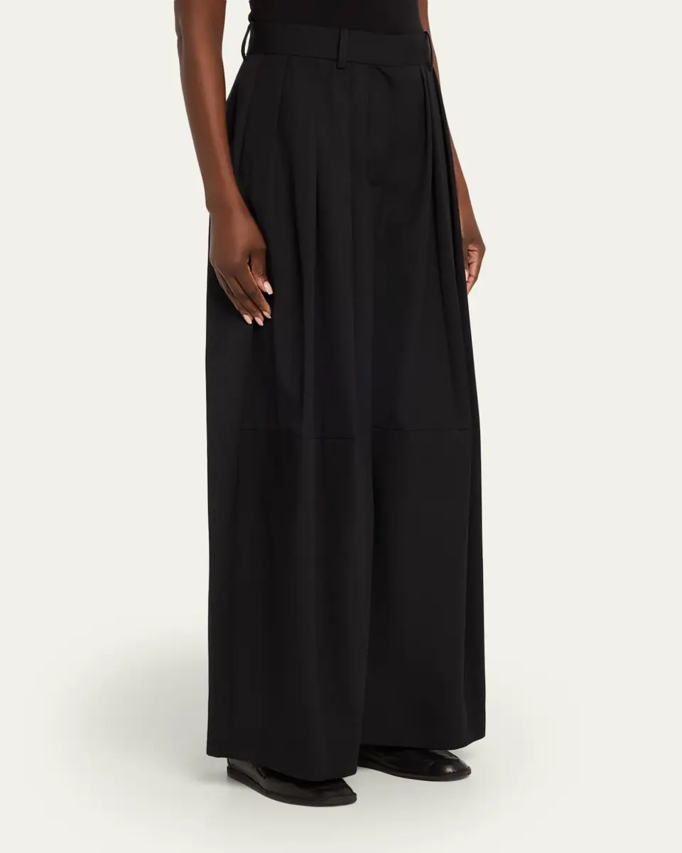 anOnlyChild Stona Pleated Wool Pants | Thumbnail 4 anOnlyChild Stona Pleated Wool Pants | Thumbnail 4