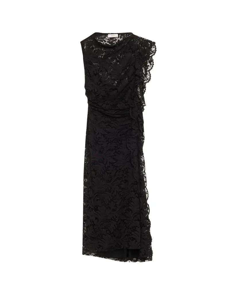 A.L.C. Astrid Draped Lace Dress | Image 1 A.L.C. Astrid Draped Lace Dress | Image 1