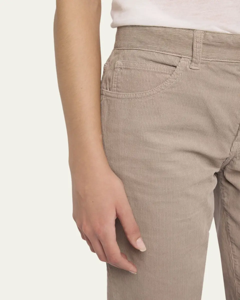 The Row Carlyl Corduroy Straight-Leg Pants | Thumbnail 5