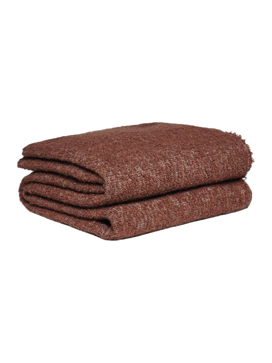 Alonpi Peak Boucle Throw Blanket, 59" x 79"