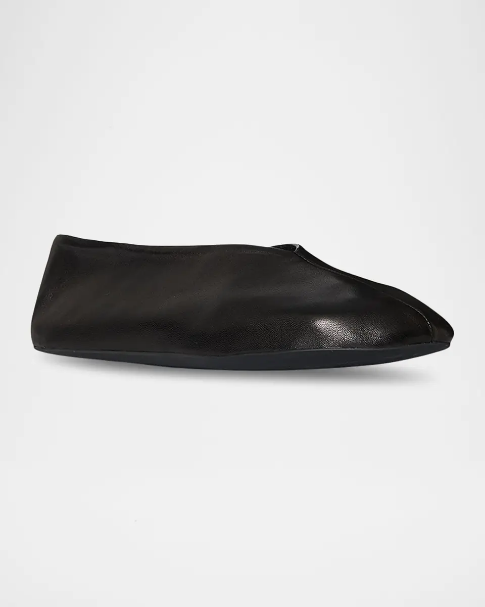 The Row Stella Leather Slippers | Thumbnail 7 The Row Stella Leather Slippers | Thumbnail 7