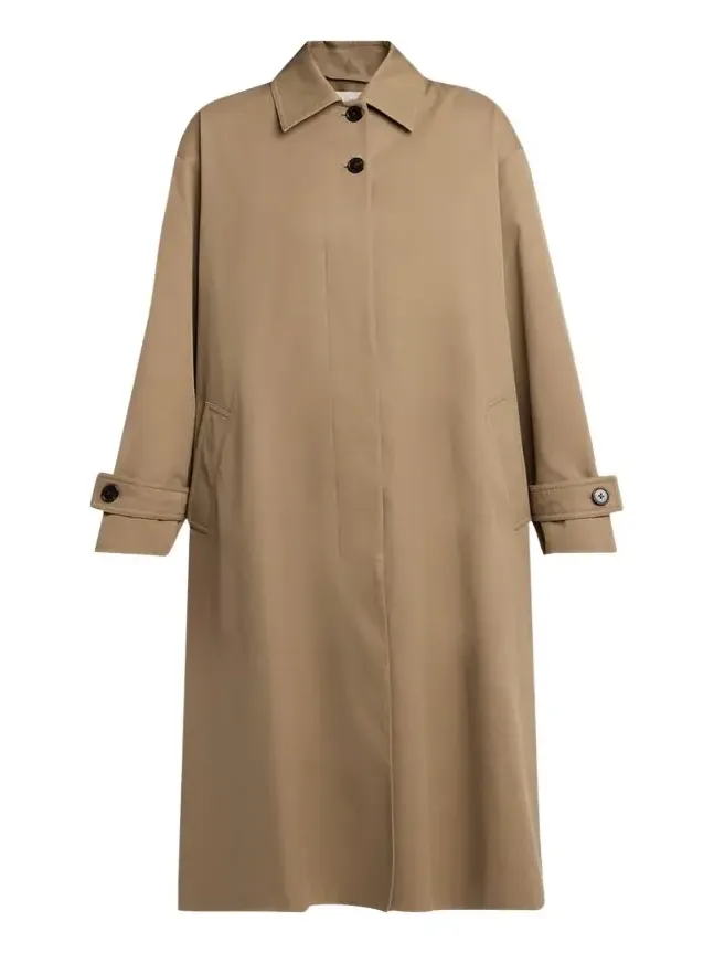 Lolana Single-Breasted Long Trench Coat Lolana Single-Breasted Long Trench Coat