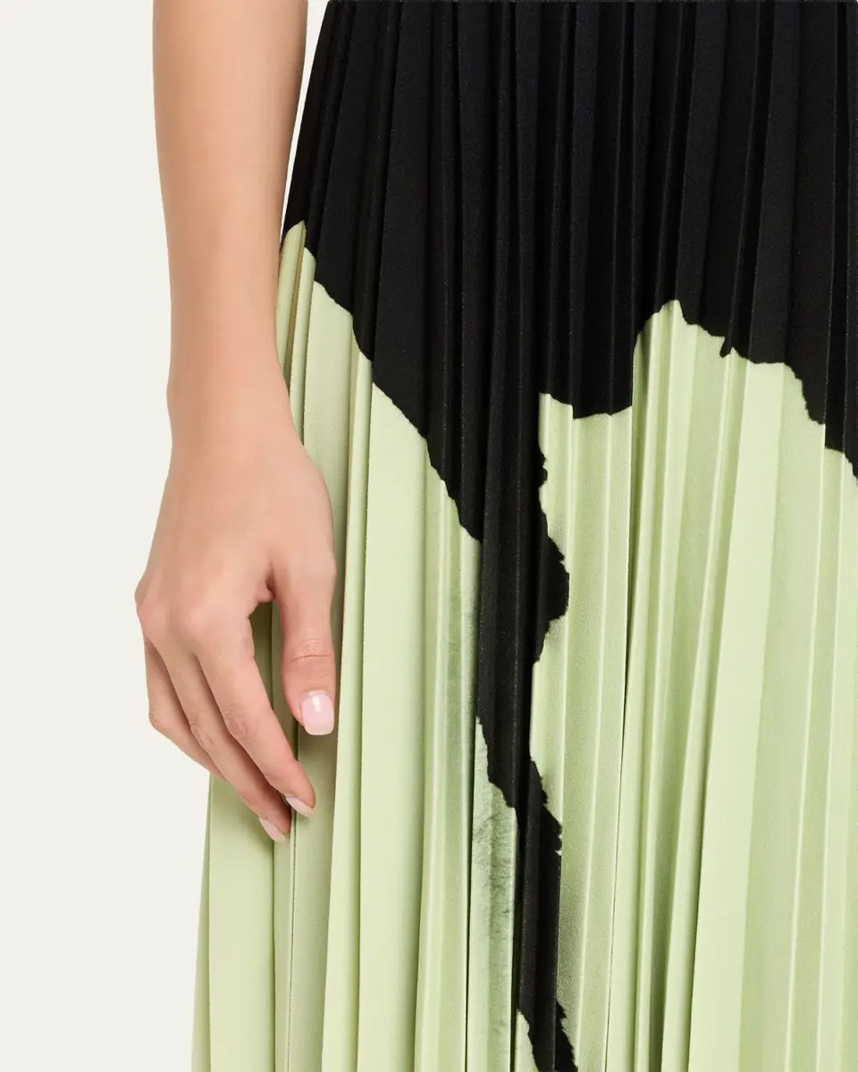 Jason Wu Collection Pleated Abstract-Print Midi Dress | Thumbnail 5 Jason Wu Collection Pleated Abstract-Print Midi Dress | Thumbnail 5