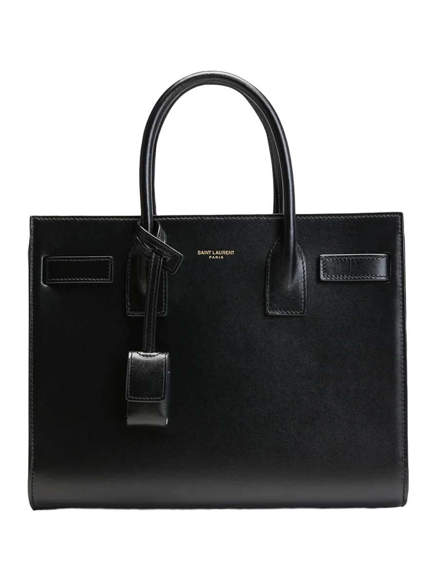 Sac De Jour Baby Top-Handle Bag in Smooth Leather