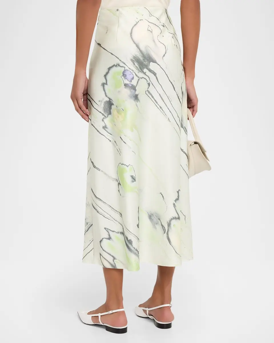 Jason Wu Collection Watercolor Crepe Satin Slip Midi Skirt | Thumbnail 7 Jason Wu Collection Watercolor Crepe Satin Slip Midi Skirt | Thumbnail 7