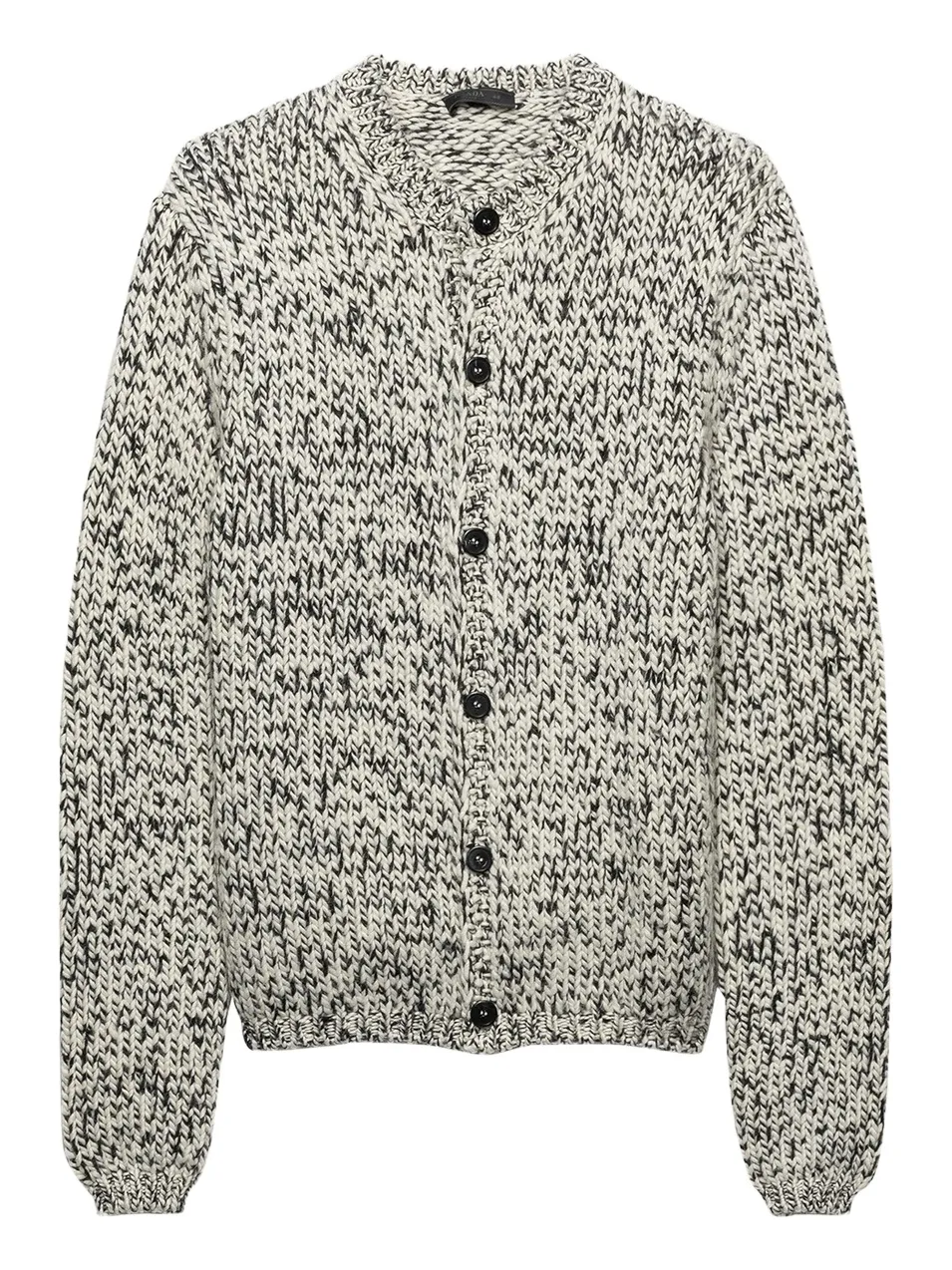 Prada Men's Melange Wool Knit Cardigan
