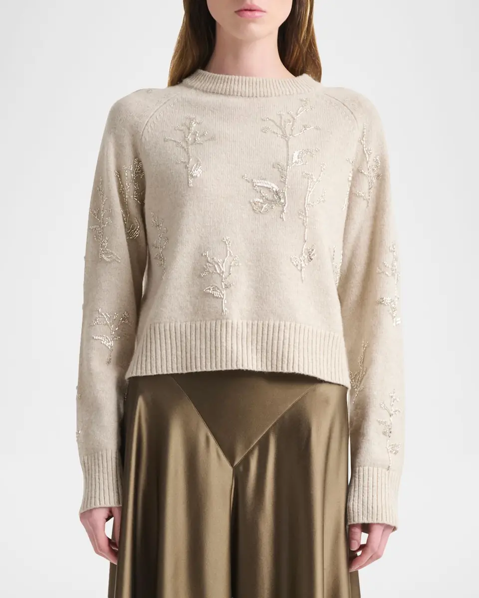 Altuzarra Paulie Beaded Crewneck Sweater | Thumbnail 13 Altuzarra Paulie Beaded Crewneck Sweater | Thumbnail 13