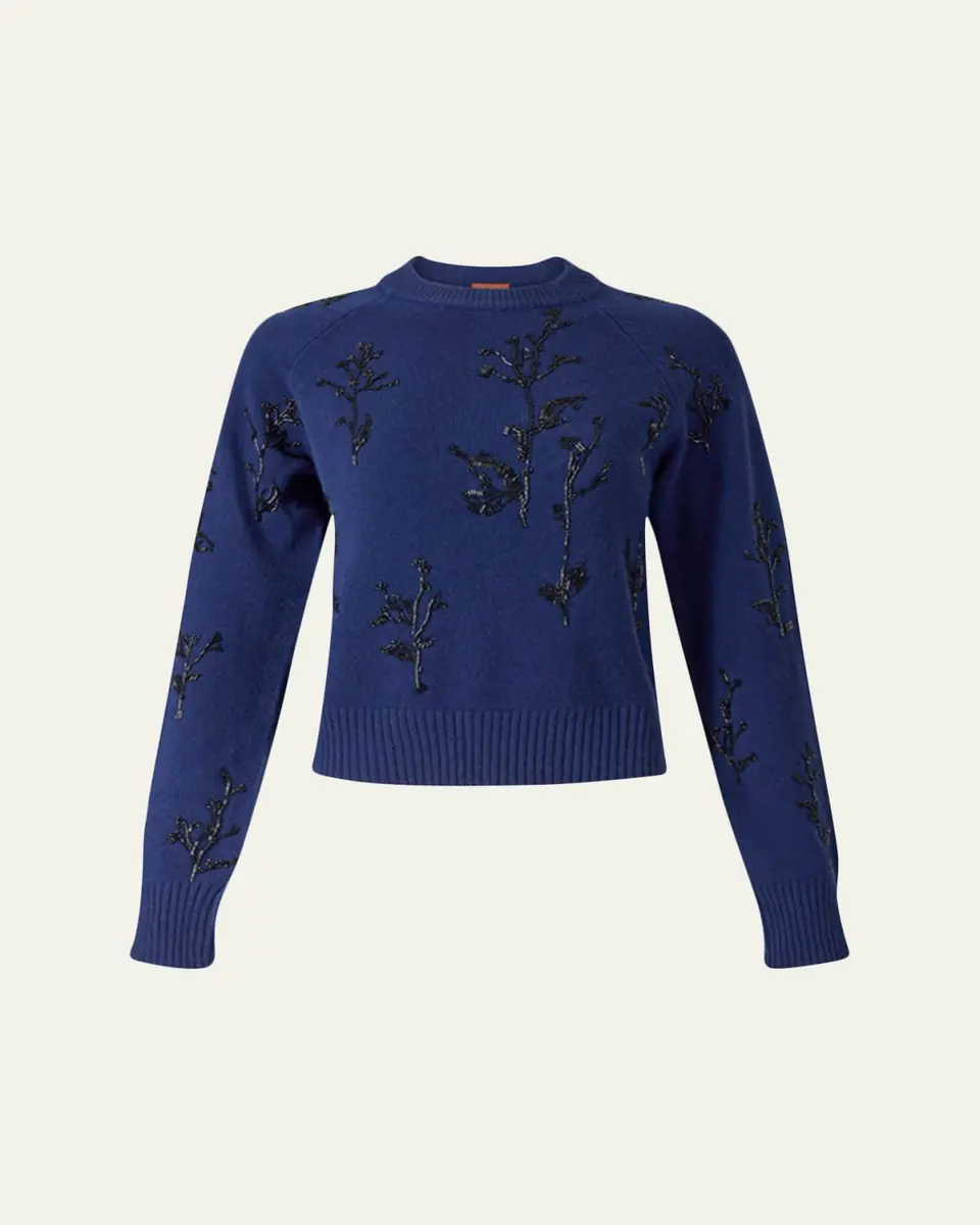 Altuzarra Paulie Beaded Crewneck Sweater | Thumbnail 6 Altuzarra Paulie Beaded Crewneck Sweater | Thumbnail 6