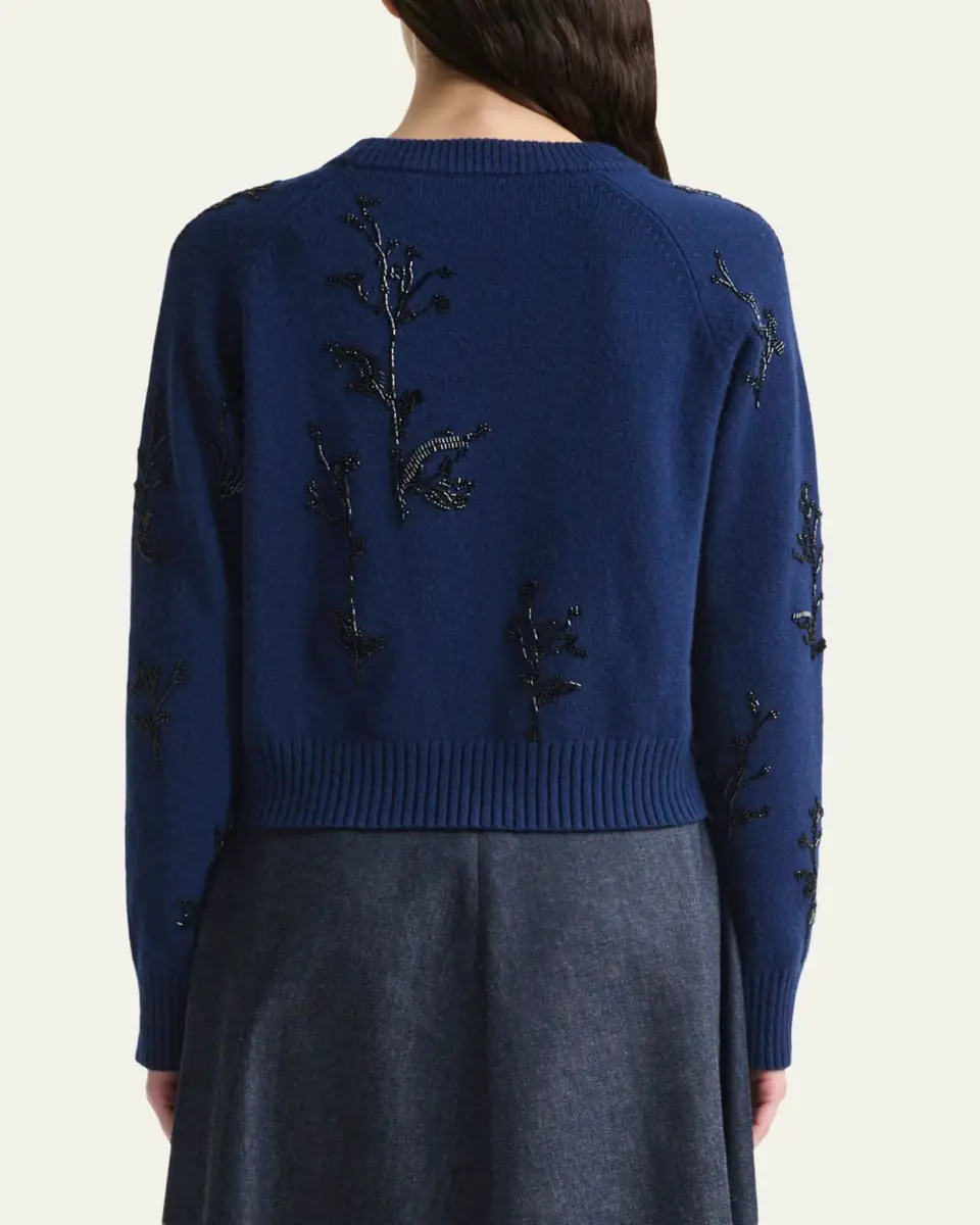 Altuzarra Paulie Beaded Crewneck Sweater | Thumbnail 8 Altuzarra Paulie Beaded Crewneck Sweater | Thumbnail 8