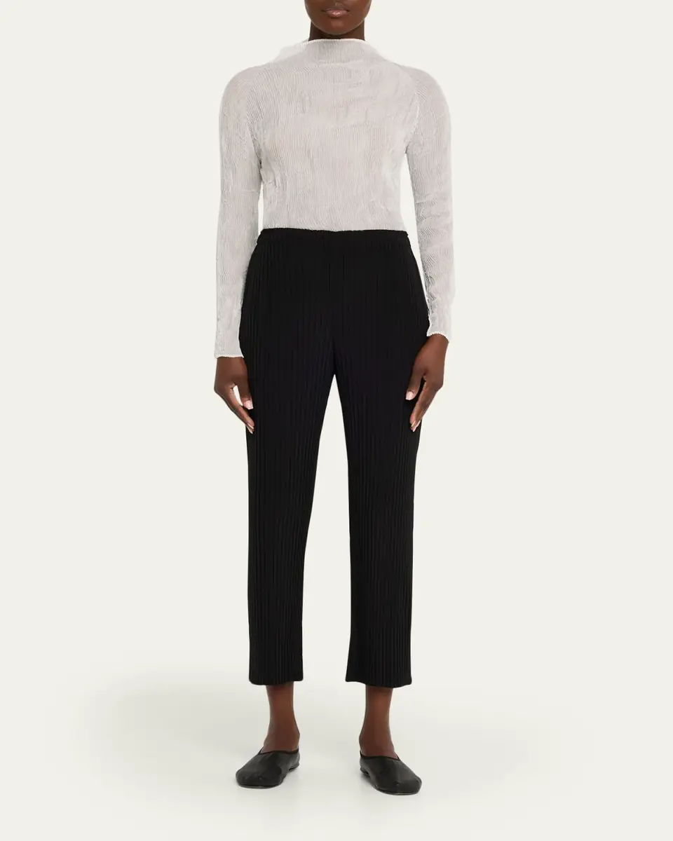 Issey Miyake Chiffon Twist Long-Sleeve Top | Thumbnail 2