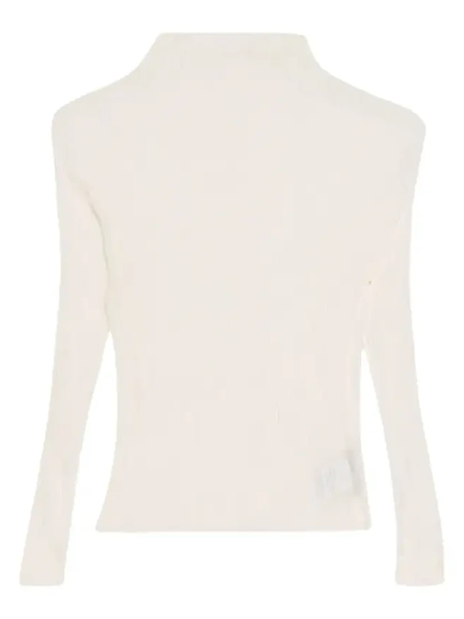 Chiffon Twist Long-Sleeve Top