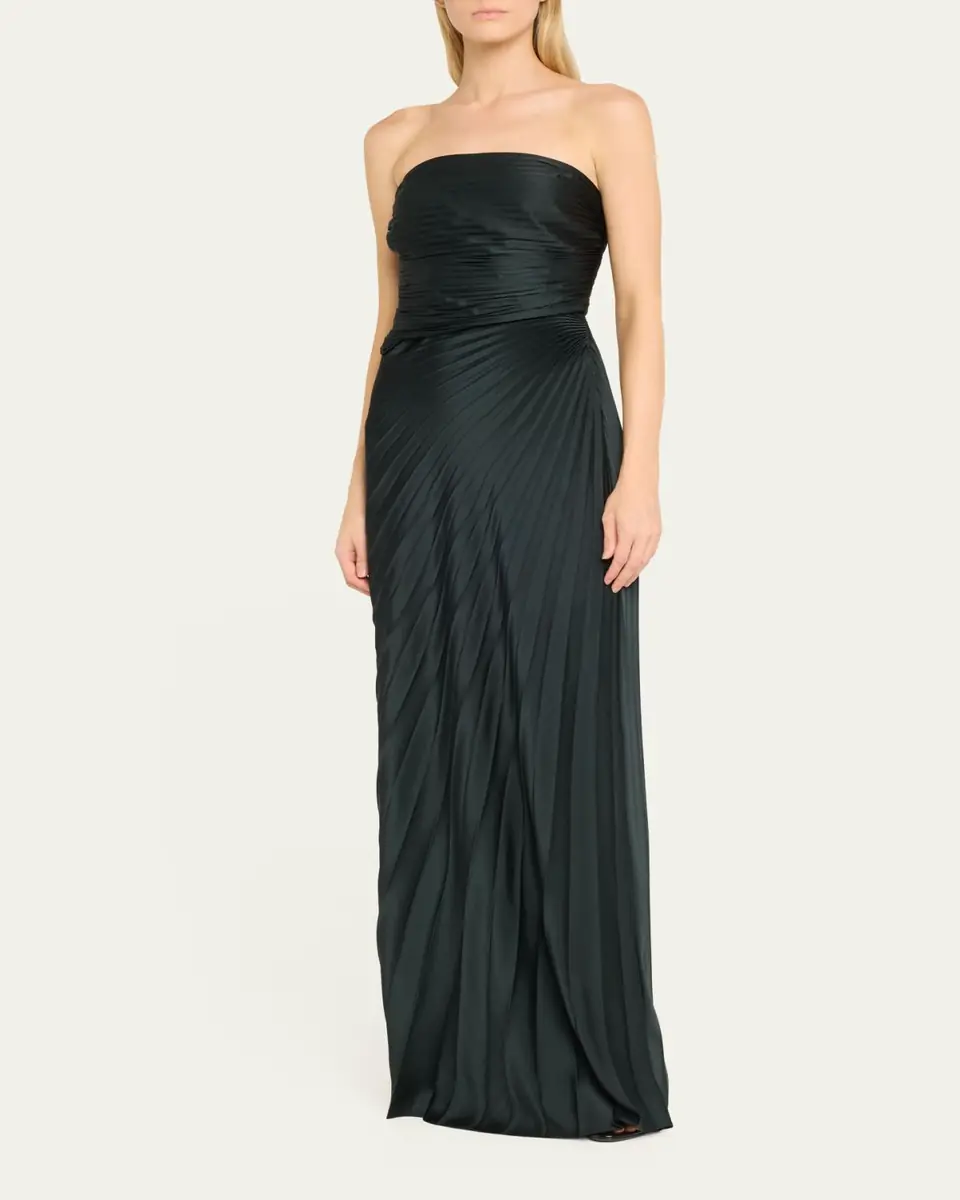 A.L.C. Bianca Pleated Strapless Gown | Thumbnail 16 A.L.C. Bianca Pleated Strapless Gown | Thumbnail 16