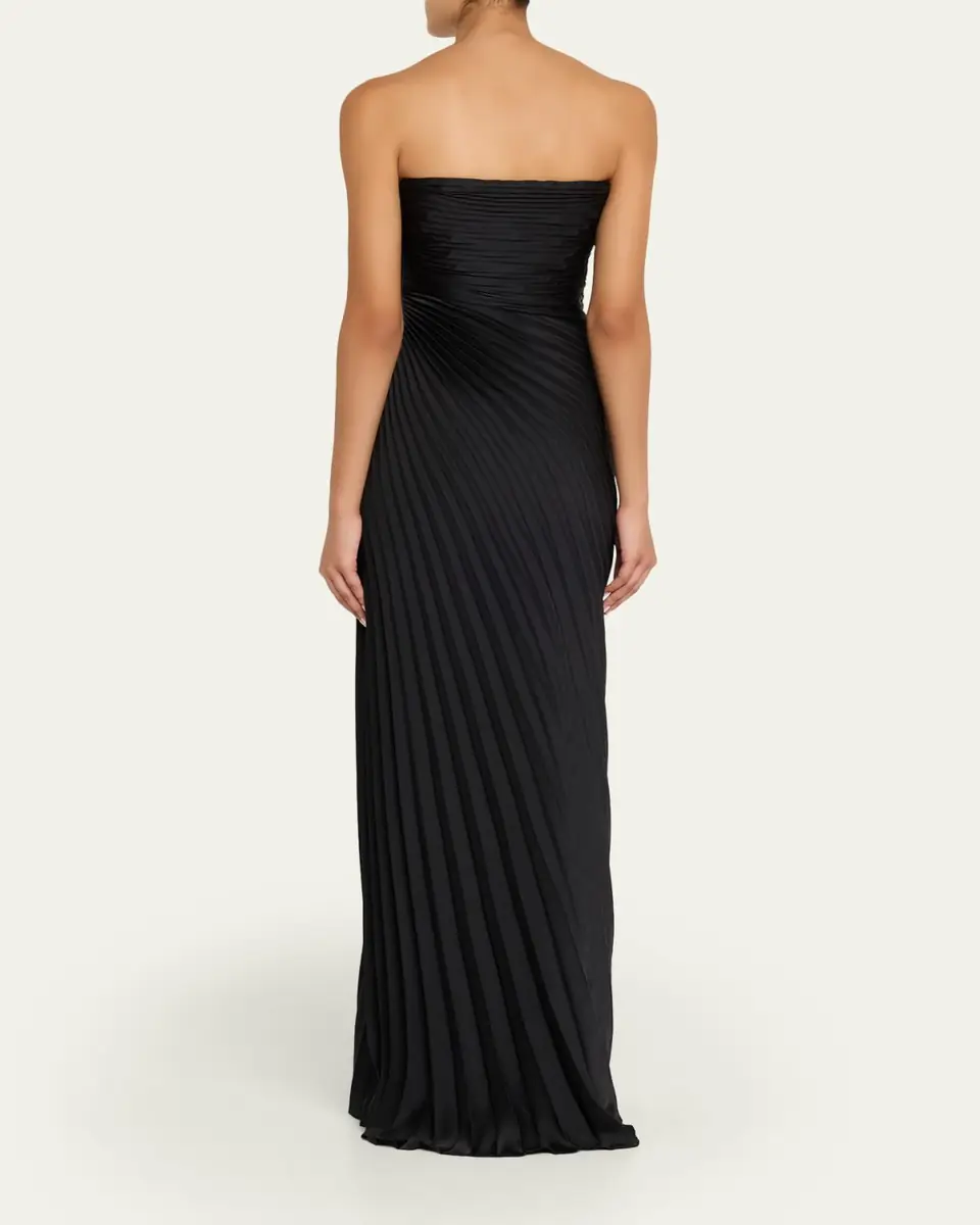 A.L.C. Bianca Pleated Strapless Gown | Thumbnail 3 A.L.C. Bianca Pleated Strapless Gown | Thumbnail 3