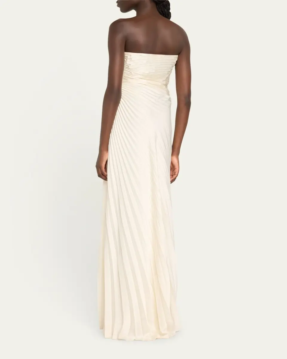 A.L.C. Bianca Pleated Strapless Gown | Thumbnail 7 A.L.C. Bianca Pleated Strapless Gown | Thumbnail 7