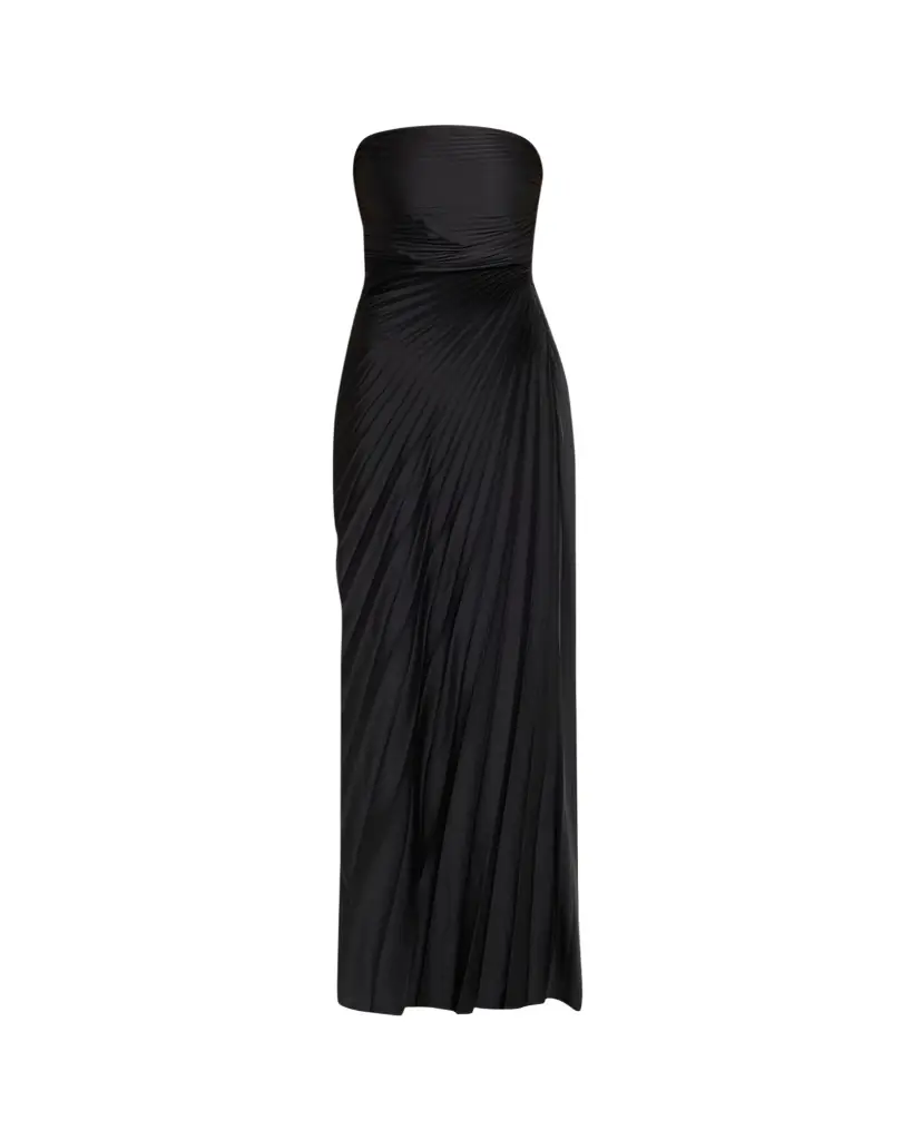 A.L.C. Bianca Pleated Strapless Gown | Image 1 A.L.C. Bianca Pleated Strapless Gown | Image 1