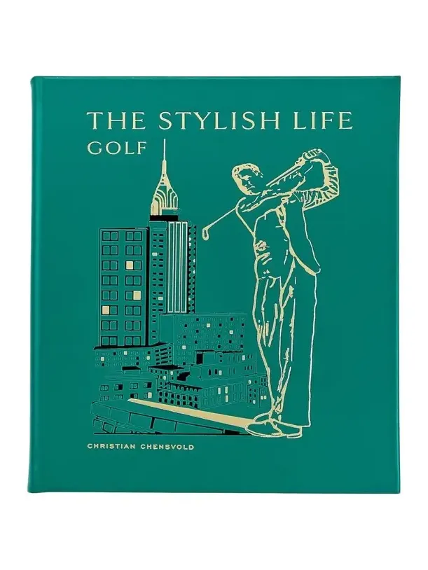 Graphic Image "The Stylish Life: Golf" Leather-Bound Book by Christian Chensvold