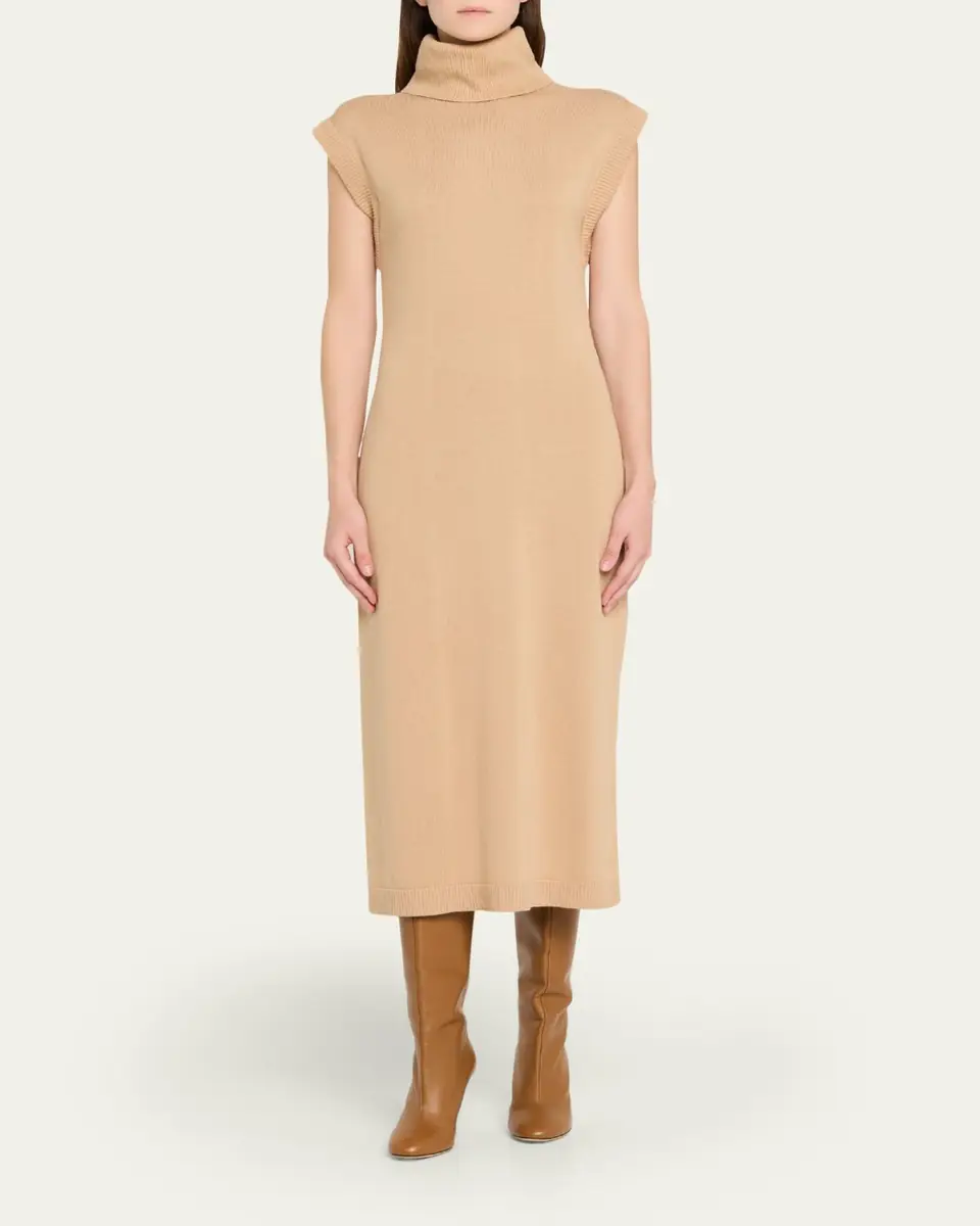 SIMKHAI Cashmere-Cotton Sleeveless Sweater Dress | Thumbnail 2 SIMKHAI Cashmere-Cotton Sleeveless Sweater Dress | Thumbnail 2