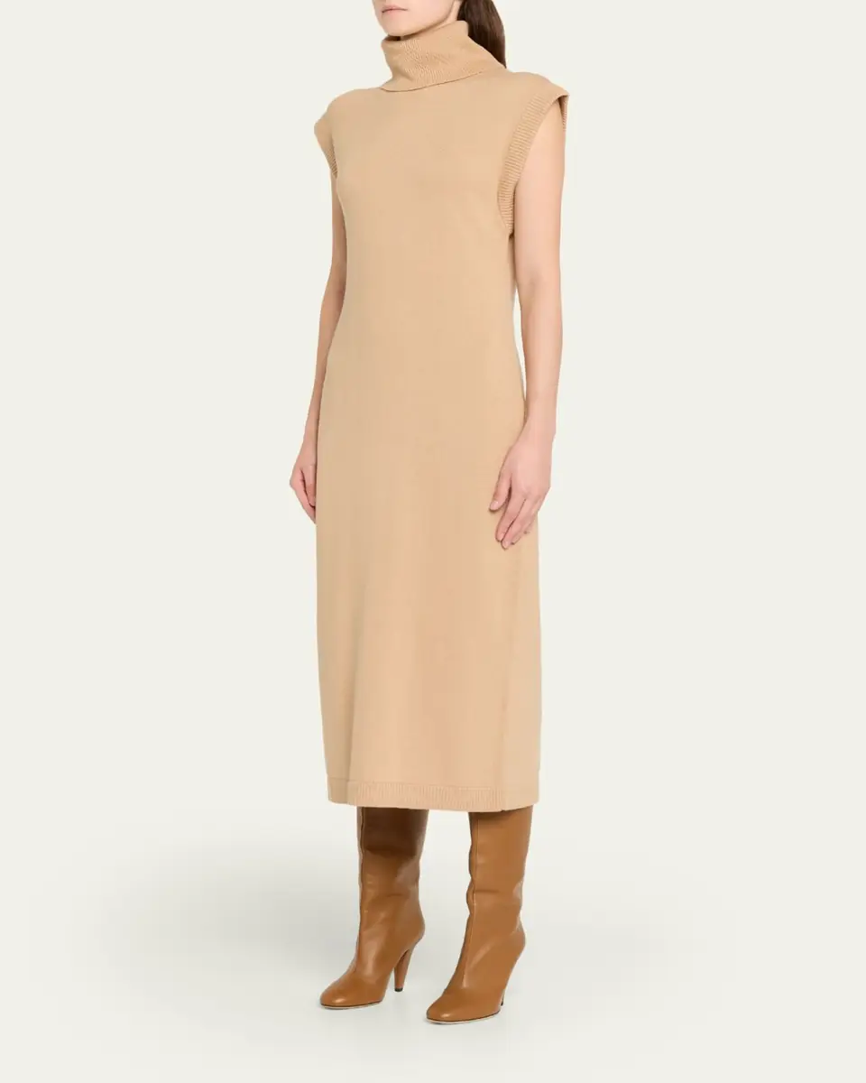 SIMKHAI Cashmere-Cotton Sleeveless Sweater Dress | Thumbnail 4 SIMKHAI Cashmere-Cotton Sleeveless Sweater Dress | Thumbnail 4