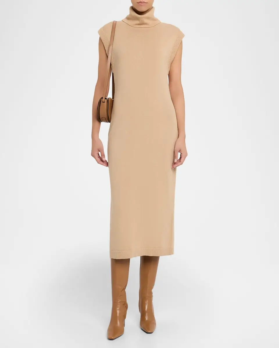 SIMKHAI Cashmere-Cotton Sleeveless Sweater Dress | Thumbnail 6 SIMKHAI Cashmere-Cotton Sleeveless Sweater Dress | Thumbnail 6