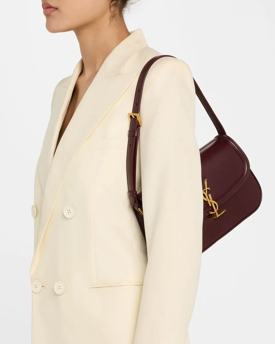 Saint Laurent Solferino Medium YSL Shoulder Bag in Smooth Leather | Thumbnail 16 Saint Laurent Solferino Medium YSL Shoulder Bag in Smooth Leather | Thumbnail 16