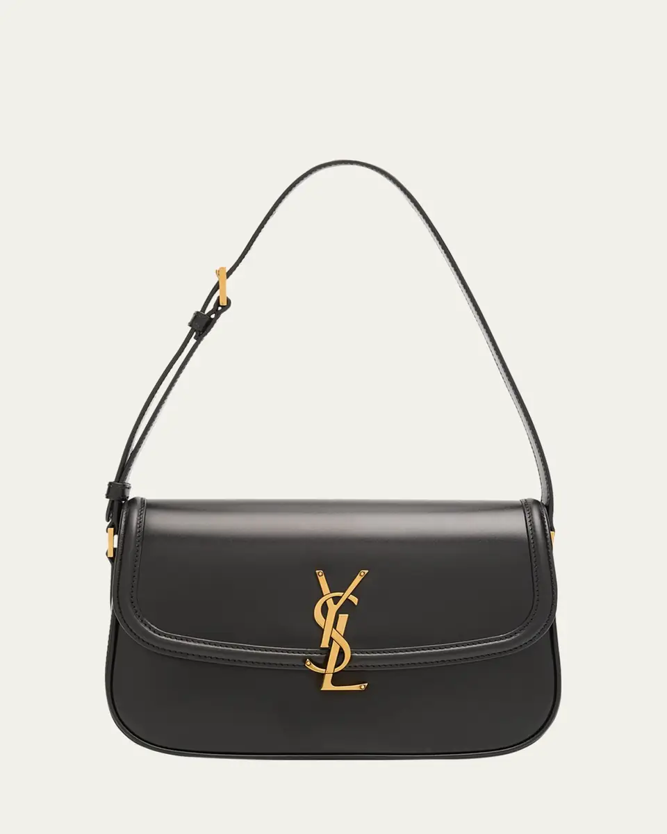 Saint Laurent Solferino Medium YSL Shoulder Bag in Smooth Leather | Thumbnail 7 Saint Laurent Solferino Medium YSL Shoulder Bag in Smooth Leather | Thumbnail 7