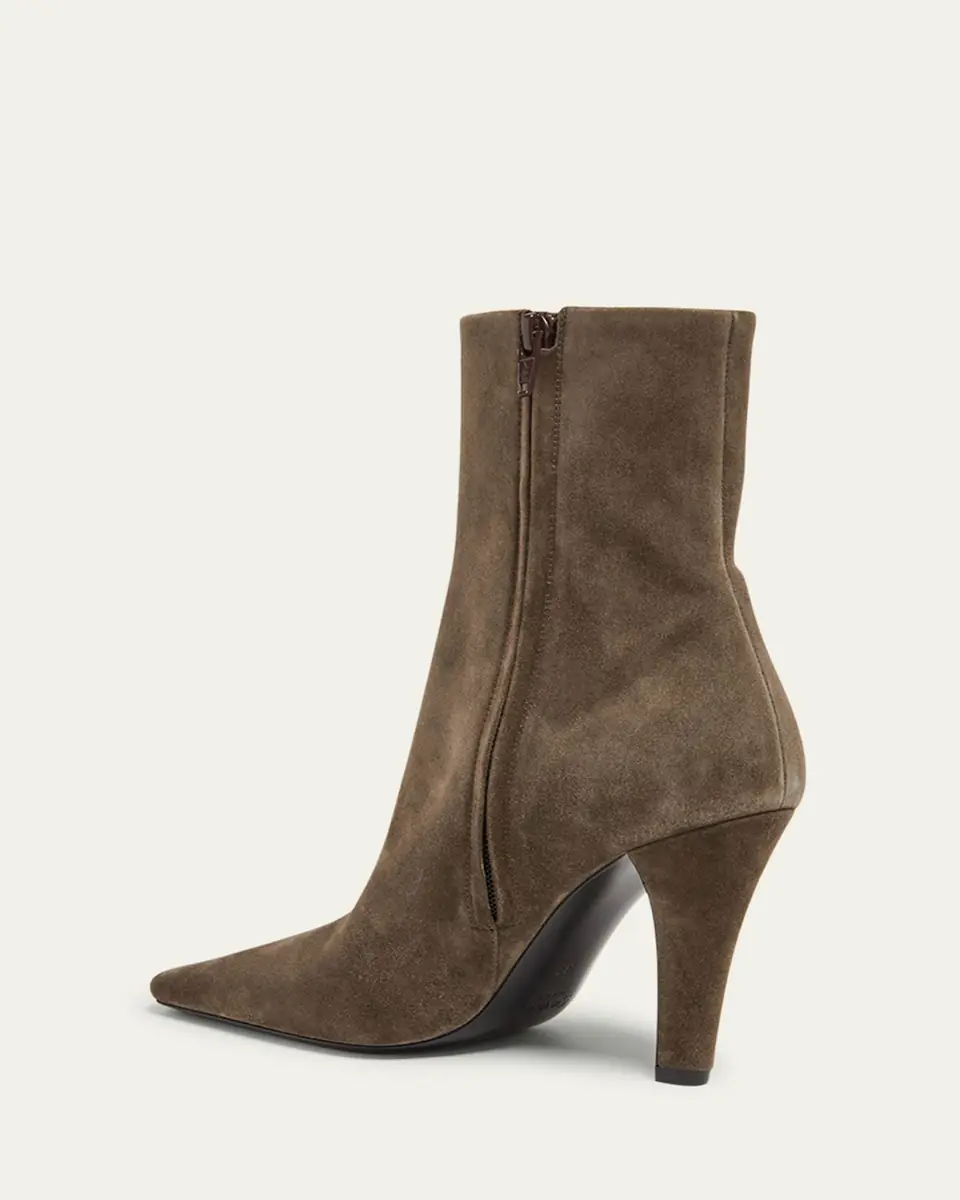 Saint Laurent 95mm Jill Suede Ankle Booties | Thumbnail 2 Saint Laurent 95mm Jill Suede Ankle Booties | Thumbnail 2