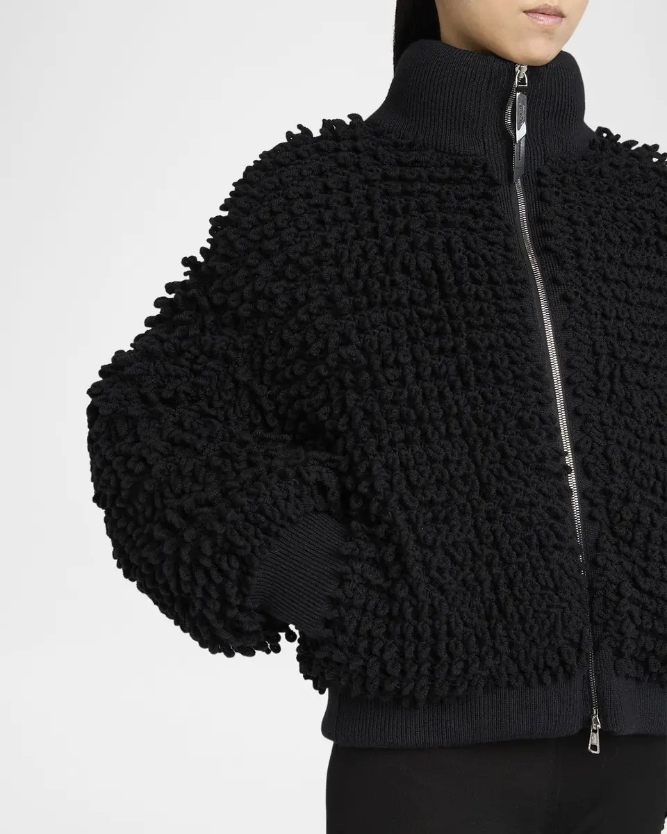 Moncler Genius x EE72 by Edward Enninful Wool Blend Zip-Up Cardigan | Thumbnail 4 Moncler Genius x EE72 by Edward Enninful Wool Blend Zip-Up Cardigan | Thumbnail 4