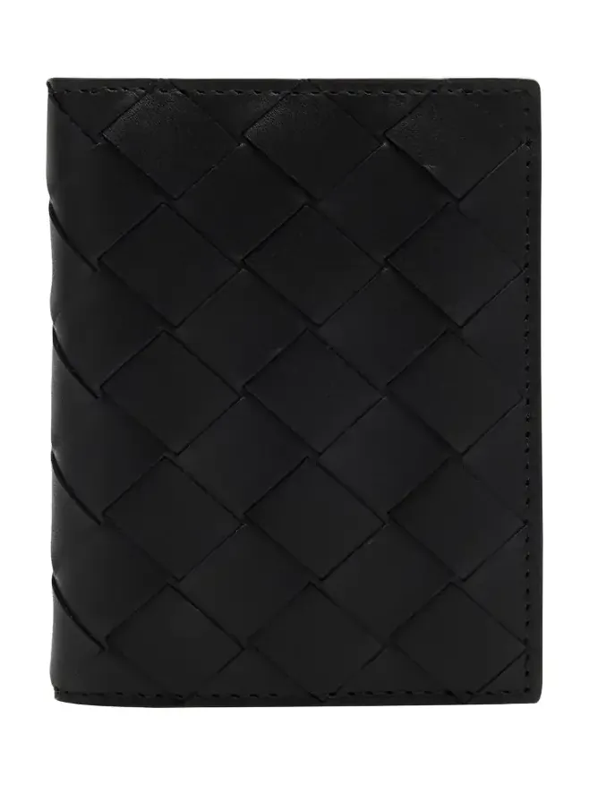 Men's Portacard Woven Leather Card Case Men's Portacard Woven Leather Card Case