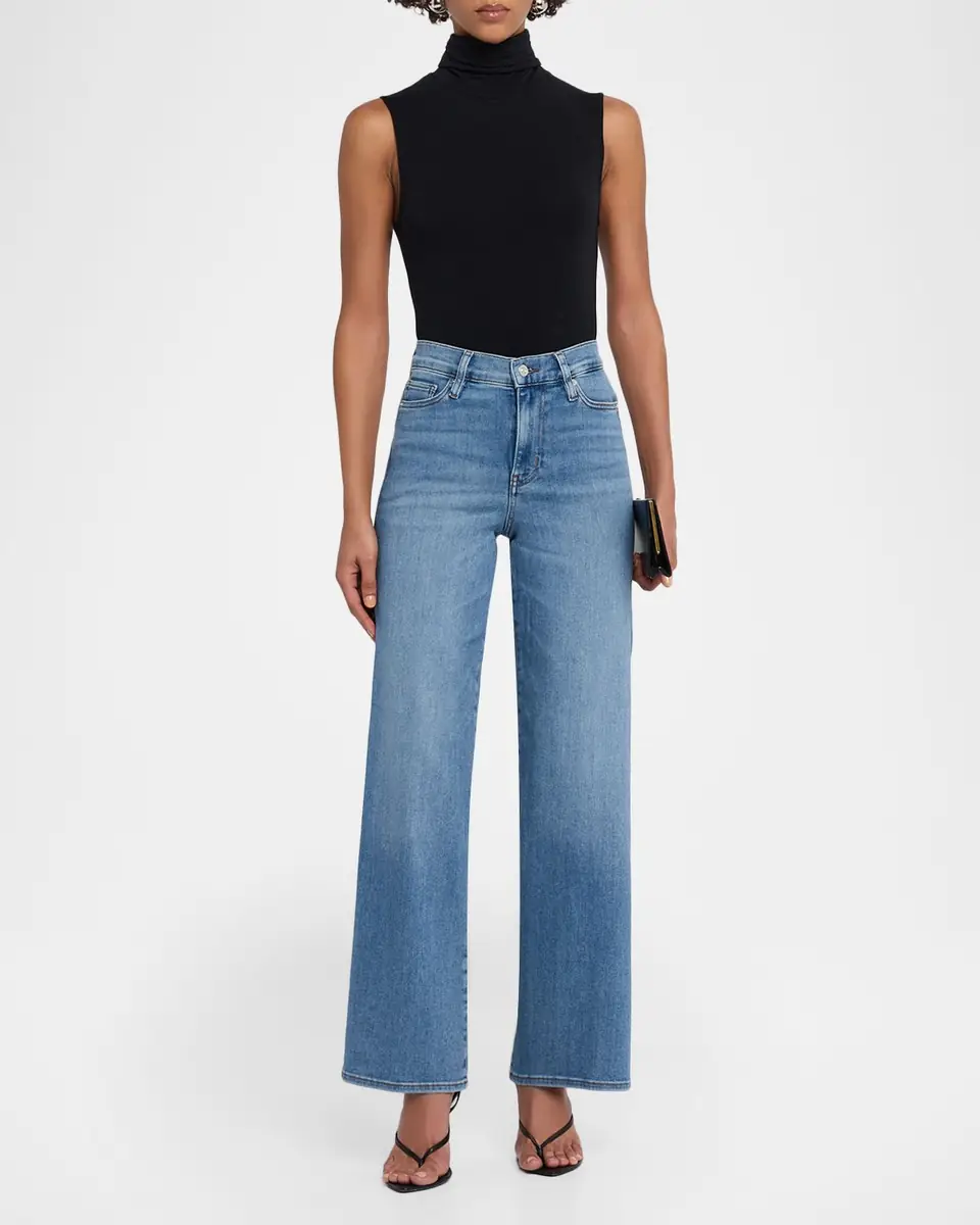 FRAME Le Slim Palazzo Jeans | Thumbnail 14