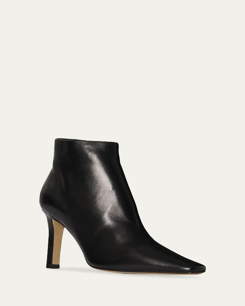 THE ROW 80mm Carla Leather Ankle Booties | Thumbnail 2 THE ROW 80mm Carla Leather Ankle Booties | Thumbnail 2